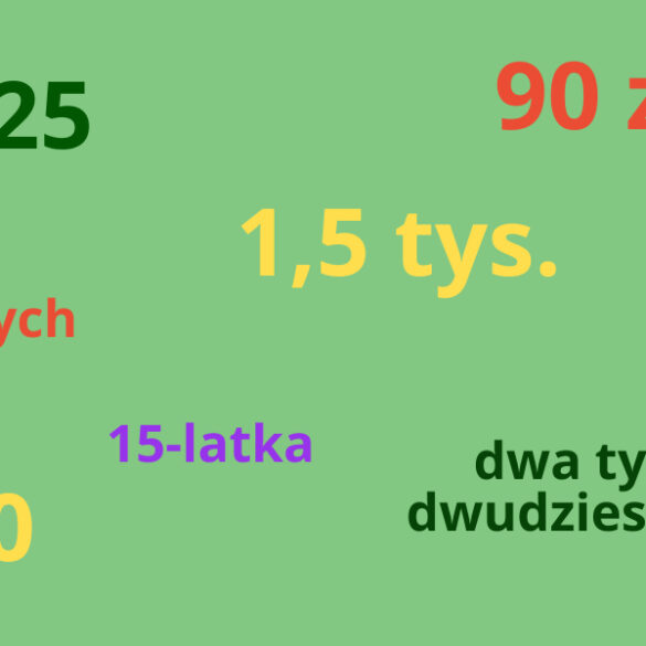 jak prawidłowo pisać liczby w tekstach
